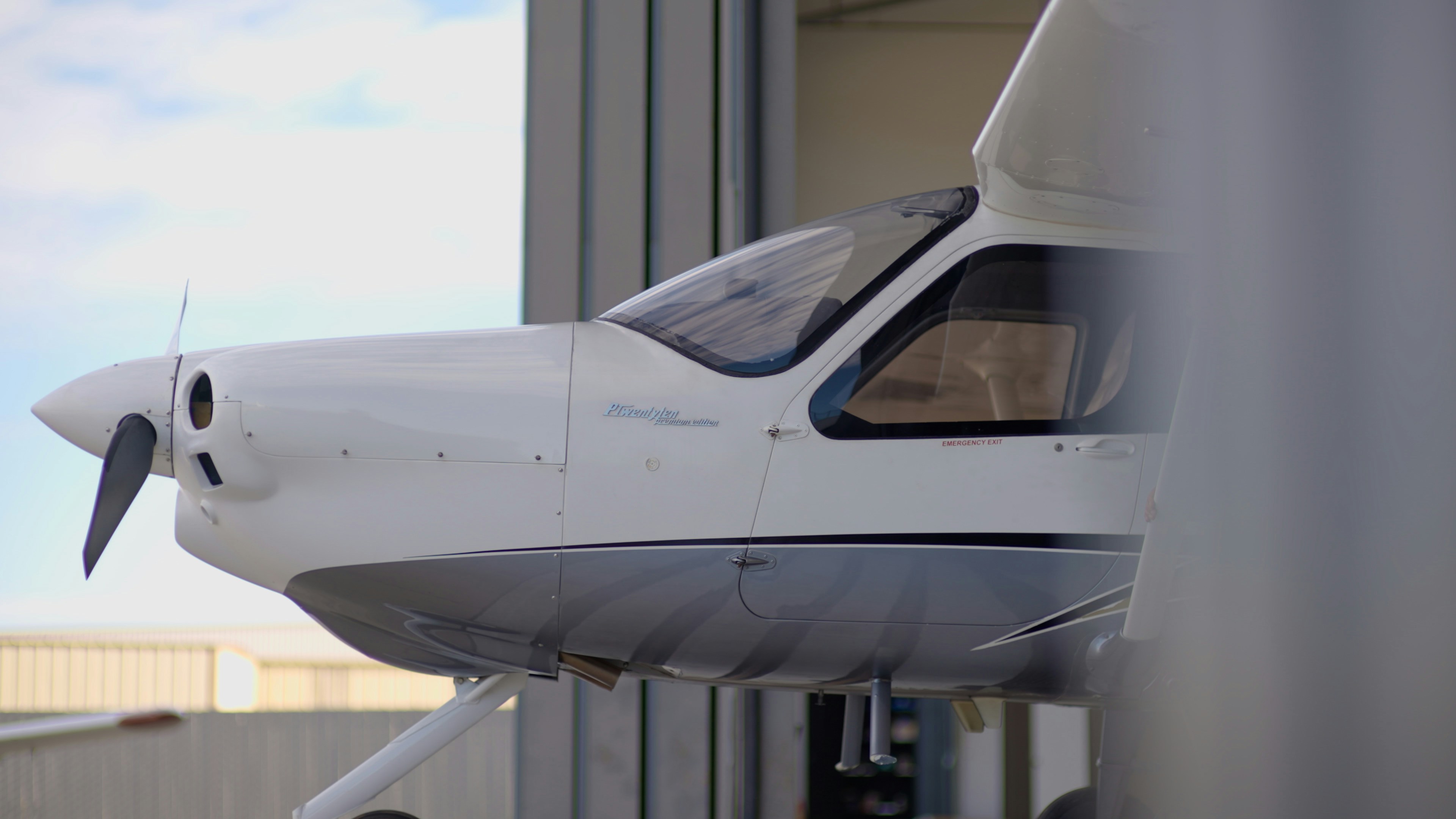 Aircraft exterior — paint, metal, and transparencies